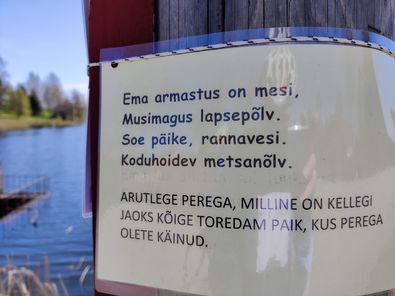 Emadepäeval koos emaga rattamatkal